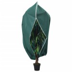 vidaXL Protecție de fleece plante cu fermoar 4 buc 70 g/m² 1,55x1,55 m