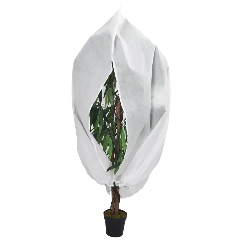 vidaXL Huse de plante din fleece cu fermoar 4 buc. 70 g/m² 3,14x2,5 m