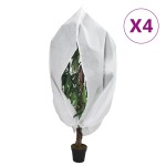 vidaXL Huse de plante din fleece cu fermoar 4 buc. 70 g/m² 3,14x2,5 m vidaXL Huse de plante din fleece cu fermoar 4 buc. 70 g/m² 3,14x2,5 m