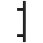 vidaXL Mânere de dulap, 20 buc., negru, 96 mm, oțel inoxidabil vidaXL Mânere de dulap, 20 buc., negru, 96 mm, oțel inoxidabil