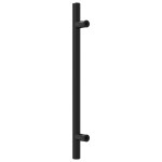 vidaXL Mânere de dulap, 20 buc., negru, 160 mm, oțel inoxidabil