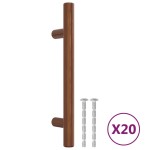 vidaXL Mânere de dulap, 20 buc., bronz, 96 mm, oțel inoxidabil vidaXL Mânere de dulap, 20 buc., bronz, 96 mm, oțel inoxidabil