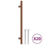 vidaXL Mânere de dulap, 20 buc., bronz, 192 mm, oțel inoxidabil vidaXL Mânere de dulap, 20 buc., bronz, 192 mm, oțel inoxidabil