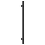vidaXL Mânere de dulap, 10 buc., negru, 224 mm, oțel inoxidabil