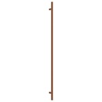 vidaXL Mânere de dulap, 10 buc., bronz, 480 mm, oțel inoxidabil