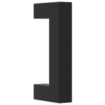 vidaXL Mânere de dulap, 20 buc., negru, 64 mm, oțel inoxidabil