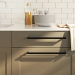 vidaXL Mânere de dulap, 20 buc., negru, 320 mm, oțel inoxidabil vidaXL Mânere de dulap, 20 buc., negru, 320 mm, oțel inoxidabil
