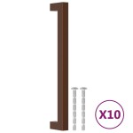 vidaXL Mânere de dulap, 10 buc., bronz, 192 mm, oțel inoxidabil vidaXL Mânere de dulap, 10 buc., bronz, 192 mm, oțel inoxidabil