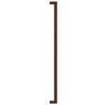 vidaXL Mânere de dulap, 10 buc., bronz, 480 mm, oțel inoxidabil