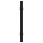 vidaXL Mânere de dulap, 20 buc., negru, 96 mm, oțel inoxidabil