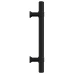 vidaXL Mânere de dulap, 20 buc., negru, 96 mm, oțel inoxidabil