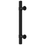 vidaXL Mânere de dulap, 20 buc., negru, 96 mm, oțel inoxidabil