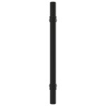 vidaXL Mânere de dulap, 20 buc., negru, 128 mm, oțel inoxidabil vidaXL Mânere de dulap, 20 buc., negru, 128 mm, oțel inoxidabil