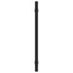 vidaXL Mânere de dulap, 20 buc., negru, 192 mm, oțel inoxidabil