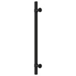 vidaXL Mânere de dulap, 20 buc., negru, 192 mm, oțel inoxidabil
