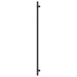 vidaXL Mânere de dulap, 20 buc., negru, 480 mm, oțel inoxidabil