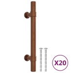 vidaXL Mânere de dulap, 20 buc., bronz, 96 mm, oțel inoxidabil vidaXL Mânere de dulap, 20 buc., bronz, 96 mm, oțel inoxidabil