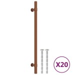 vidaXL Mânere de dulap, 20 buc., bronz, 224 mm, oțel inoxidabil vidaXL Mânere de dulap, 20 buc., bronz, 224 mm, oțel inoxidabil