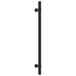 vidaXL Mânere de dulap, 10 buc., negru, 224 mm, oțel inoxidabil