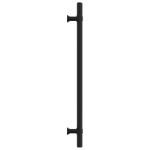 vidaXL Mânere de dulap, 10 buc., negru, 224 mm, oțel inoxidabil