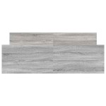 vidaXL Cadru de pat cu tăblie la cap/picioare, gri sonoma, 120x200 cm vidaXL Cadru de pat cu tăblie la cap/picioare, gri sonoma, 120x200 cm