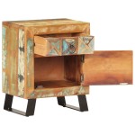 vidaXL Noptieră, 40 x 30 x 50 cm, lemn masiv reciclat vidaXL Noptieră, 40 x 30 x 50 cm, lemn masiv reciclat