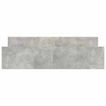 vidaXL Cadru de pat cu tăblie la cap/picioare, gri beton, 180x200 cm vidaXL Cadru de pat cu tăblie la cap/picioare, gri beton, 180x200 cm