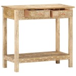 vidaXL Masă consolă, 80 x 35 x 74 cm, lemn masiv de mango vidaXL Masă consolă, 80 x 35 x 74 cm, lemn masiv de mango