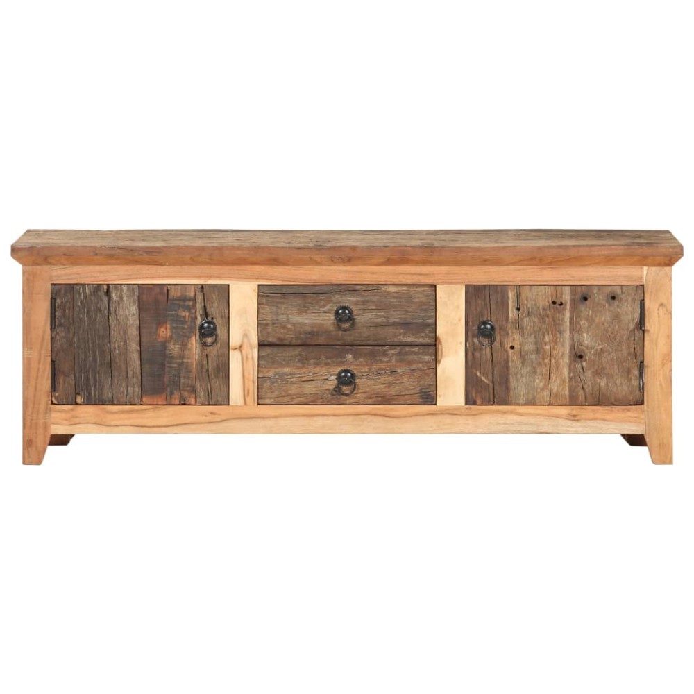 vidaXL Comodă TV, 120 x 30 x 40 cm, lemn masiv acacia/lemn reciclat