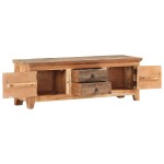 vidaXL Comodă TV, 120 x 30 x 40 cm, lemn masiv acacia/lemn reciclat