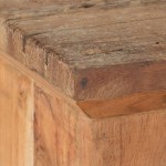 vidaXL Comodă TV, 120 x 30 x 40 cm, lemn masiv acacia/lemn reciclat