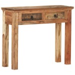vidaXL Masă consolă 90,5x30x75cm lemn masiv de acacia și lemn reciclat vidaXL Masă consolă 90,5x30x75cm lemn masiv de acacia și lemn reciclat