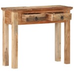 vidaXL Masă consolă 90,5x30x75cm lemn masiv de acacia și lemn reciclat vidaXL Masă consolă 90,5x30x75cm lemn masiv de acacia și lemn reciclat