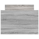 vidaXL Cadru de pat cu tăblie la cap/picioare, gri sonoma, 90x190 cm vidaXL Cadru de pat cu tăblie la cap/picioare, gri sonoma, 90x190 cm