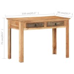 vidaXL Birou, 110 x 50 x 75 cm, lemn masiv reciclat vidaXL Birou, 110 x 50 x 75 cm, lemn masiv reciclat