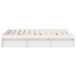 vidaXL Cadru de pat King Size, alb, 150x200 cm vidaXL Cadru de pat King Size, alb, 150x200 cm