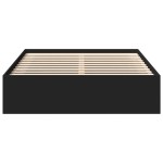 vidaXL Cadru de pat King Size, negru, 150x200 cm vidaXL Cadru de pat King Size, negru, 150x200 cm