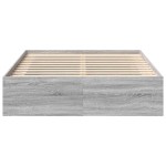 vidaXL Cadru de pat King Size, sonoma gri, 150x200 cm vidaXL Cadru de pat King Size, sonoma gri, 150x200 cm