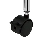 vidaXL Cărucior de depozitare mobil cu 15 sertare, negru, plastic vidaXL Cărucior de depozitare mobil cu 15 sertare, negru, plastic