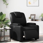 vidaXL Fotoliu rabatabil electric, negru, piele ecologică vidaXL Fotoliu rabatabil electric, negru, piele ecologică