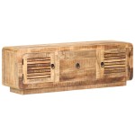 vidaXL Comodă TV, 120 x 30 x 40 cm, lemn de mango nefinisat vidaXL Comodă TV, 120 x 30 x 40 cm, lemn de mango nefinisat