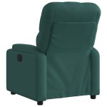 vidaXL Fotoliu rabatabil electric, verde închis, material textil vidaXL Fotoliu rabatabil electric, verde închis, material textil