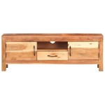 vidaXL Comodă TV, 116x30x40 cm, lemn masiv de acacia