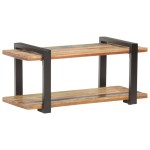 vidaXL Comodă TV, 90 x 40 x 40 cm, lemn masiv reciclat vidaXL Comodă TV, 90 x 40 x 40 cm, lemn masiv reciclat