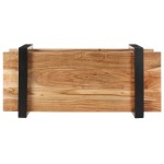 vidaXL Comodă TV, 90 x 40 x 40 cm, lemn masiv de acacia