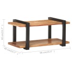 vidaXL Comodă TV, 90 x 40 x 40 cm, lemn masiv de acacia