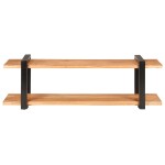 vidaXL Comodă TV, 130 x 40 x 40 cm, lemn masiv de acacia