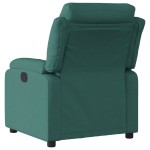 vidaXL Fotoliu rabatabil electric, verde închis, material textil vidaXL Fotoliu rabatabil electric, verde închis, material textil