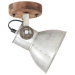 vidaXL Lămpi de perete/tavan industriale argintiu 2 buc 20x25 cm E27 vidaXL Lămpi de perete/tavan industriale argintiu 2 buc 20x25 cm E27
