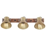 vidaXL Lampă de perete industrială, arămiu, 65 x 25 cm, E27 vidaXL Lampă de perete industrială, arămiu, 65 x 25 cm, E27